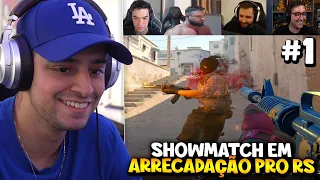 CORINGA, ALANZOKA, FALLEN, FER, COLDZERA SHOWMATCH em ARRECADAÇÃO PRO RIO GRANDE DO SUL ep 1