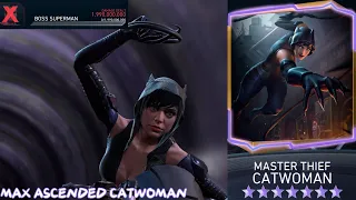 ONESHOTTING WITH MASTER THIEF CATWOMAN (NO RAVEN) | INJUSTICE 2 MOBILE