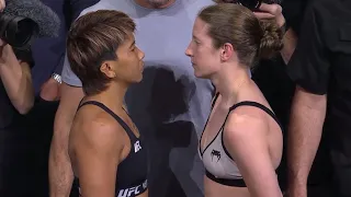 Loma Lookboonmee vs. Elise Reed - Weigh-in Face-Off - (UFC 284: Makhachev vs. Volkanovski) - /r/WMMA