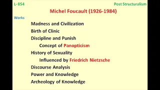 C054 Michel Foucault