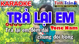 Trả Lại Em Karaoke Nhạc Sống Tone Nam | Lk Bolero Trữ Tình Tuyển Chọn Hay Nhất