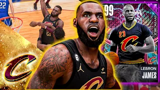 INVINCIBLE LEBRON JAMES HAS TAKEN OVER 2K23 MYTEAM!!!