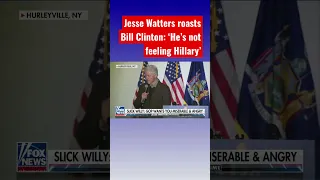 Jesse Watters: Bill Clinton is saying Republicans are toying with your emotions #shorts