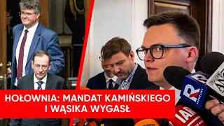 Hołownia: Prawo jest równe dla wszystkich. Mandat Wąsika i Kamińskiego wygasł