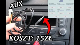 AUX ZA 15ZŁ W WASZYM RADIU CONCERT 2+ / 3 I INNYCH (GRUPA VAG)ORAZ JAK UAKTYWNIĆ GO W VCDS