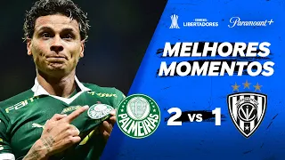 PALMEIRAS 2 x 1 INDEPENDIENTE DEL VALLE - CONMEBOL LIBERTADORES 2024 | Paramount Plus Brasil