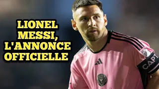 Lionel Messi, L'annonce officielle