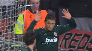 نار نار 🔥 - من الذاكرة : ريال مدريد 2-1 مانشستر يونايتد - اياب دور الـ١٦ دوري ابطال اوروبا 2013 FHD