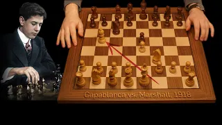 Art of Calm ♕ Capablanca vs. Marshall, 1918 ♔ ASMR