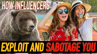 How travel influencers exploit you | National Parks edition #wildspaces #travelinfluencer #grizzlies
