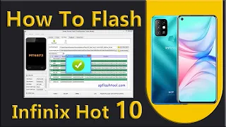 How To Full Flash Infinix Hot 10 X682C Using Free Tool Os Software Repair Dead Boot Fix