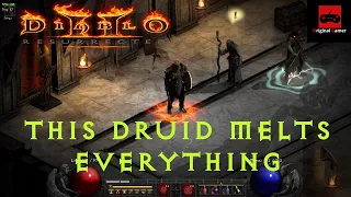 Diablo 2 Resurrected - This Fire Wolf Melts Everything