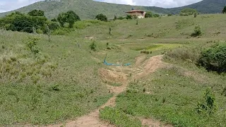 Planejando a limpeza do mato no açude do meio sitio Bonsucesso, Limoeiro-PE.