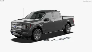 Ford F-150 Super Crew Cab 55ft Bed Limited 2021 3D model by Hum3D.com