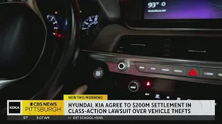 Hyundai and Kia agree to $200 million settlement in class-action lawsuit over vehicle thefts