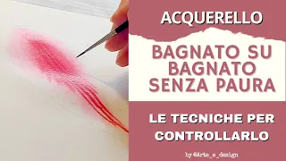 Bagnato su bagnato senza paura 😨😀: come controllare la tecnica più affascinante ad acquerello