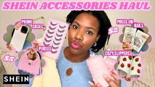 HUGE SHEIN ACCESSORIES HAUL 2024 | 20+ items ( jewelry, purses, nails, phone cases & more!!) 💖