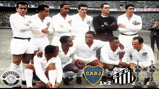 Boca Jrs 1 x 2 Santos - 11/09/1963 - Super Compacto - Santos Bicampeão da Libertadores