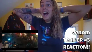 Venom Official Trailer #3 (#2) REACTION! (Sony & Marvel) | Tom Hardy