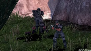 Halo 1 Hillside Ai Battle