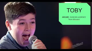 Toby - Arcade (Duncan Laurence) The Voice Kids 2023 Short Version