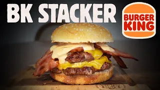 Como hacer la STACKER de Burger King en tu casa | JohnJohnBurger