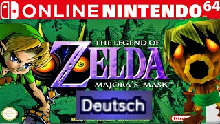 Ich teste Zelda: Majora's Mask für Euch! Deutsche Texte! Nintendo Switch 🇩🇪 Erweiterungspaket N64