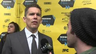 Ethan Hawke talks to Dustin Chase about Boyhood and Predestination at SXSW