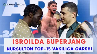 Isroilda superjang, Nursulton TOP-15 vakiliga qarshi jang qiladi