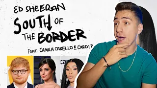 ED SHEERAN- SOUTH OF THE BORDER FT CAMILA CABELLO & CARDI B ( LYRIC VIDEO) REACTION|E2 reacts