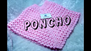 Poncho (CROCHET/PASO A PASO)