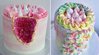 Oddly Satisfying Cake Decorating Compilation | So Tasty Cake Tutorials