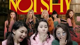 ITZY - "NOT SHY" M/V REACTION