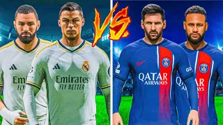 FC 24😱| Ronaldo & Benzema vs Messi & Neymar - Who Would Win - UCL FINAL