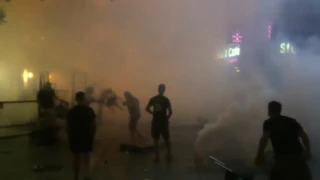 Euro 2016   Live Footage in Marseille Russian 2C English  26 French Hooligans riots against the Poli