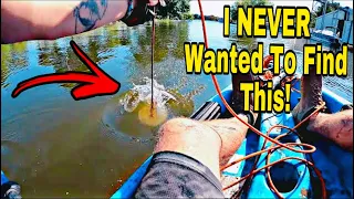 The BIGGEST Magnet Fishing Find EVER From My Kayak - I NEVER Wanted To Find This!!!