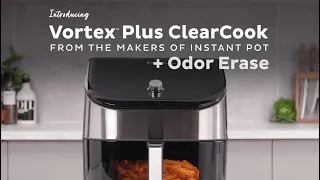 Introducing the Vortex™ Plus Air Fryer with ClearCook & Odor Erase, 6-in-1, 6-Quart, Stainless Steel