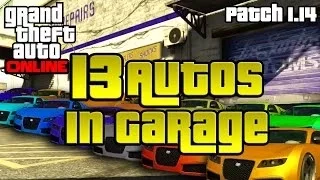 GTA 5 Online | 13 Autos in der Garage besitzen glitch | Tutorial Deutsch | After patch 1.14