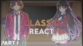 Class D React to Ayanokoji | Part 1 | Classroom of The Elite | Eng/Ru