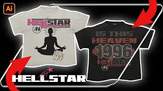 HOW TO DESGIN SHIRTS LIKE HELLSTAR