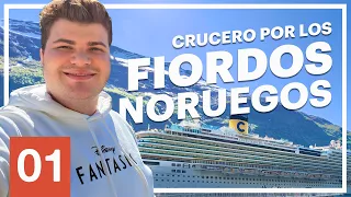 CRUCERO por los FIORDOS NORUEGOS 🛳🏔 | Embarcando en el COSTA DIADEMA