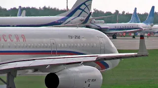 Только красивые самолеты могут хорошо летать! / Правительственный Ту-214 во Внуково