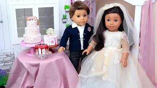 Doll Wedding Routines | PLAY DOLLS  stories for kids