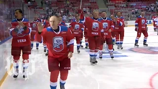 Watch what happens when Vladimir Putin tries to skate on red carpet