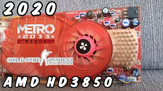 My FIRST graphic card in 2020 - The 256MB HD3850 - Can it handle 1080p in CSGO/Metro Redux?