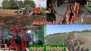 Farmvlog #274: neuer Wender | Triticale säen | Pflug reparieren