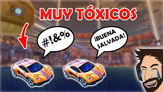 CALLANDO A UNOS TÓXICOS | Rocket League 🚀