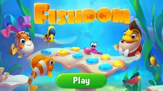 Mobile Game : Fishdom 22 mins Gameplay