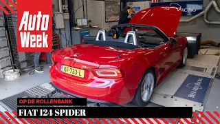 Fiat 124 Spider (2016) - Op de rollenbank