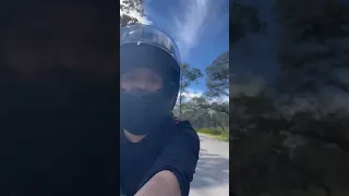 Riding on the trails by the florida springs.